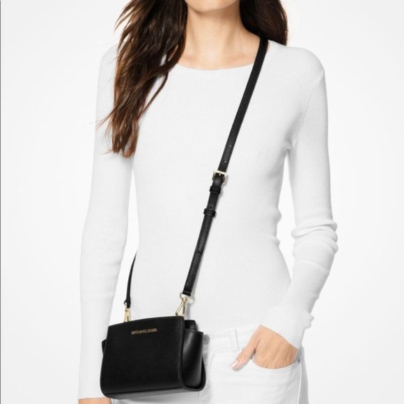 Michael Kors Handbags - Michael Kors Selma Mini Saffiano Leather Crossbody